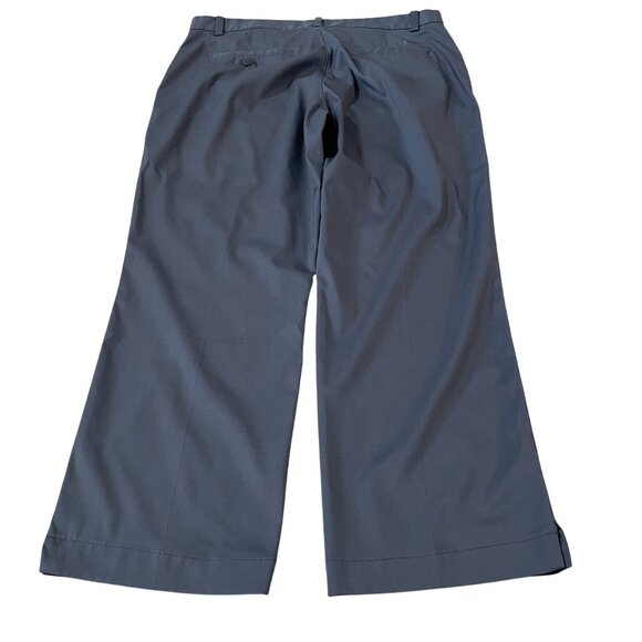 Nike Golf Hybrid Pants Men's Size 33x26 Gray Dri-Fit Hemmed Legs Flat Front - Picture 2 of 4